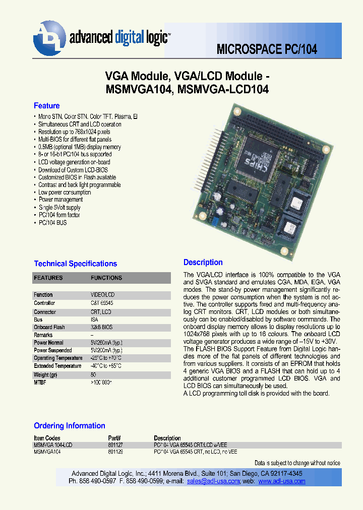 MSMVGA-LCD104_4520773.PDF Datasheet