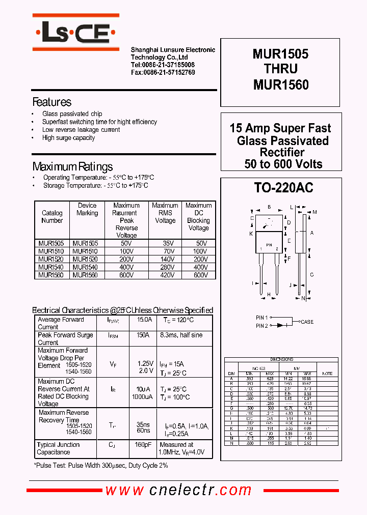 MUR1520_4570559.PDF Datasheet