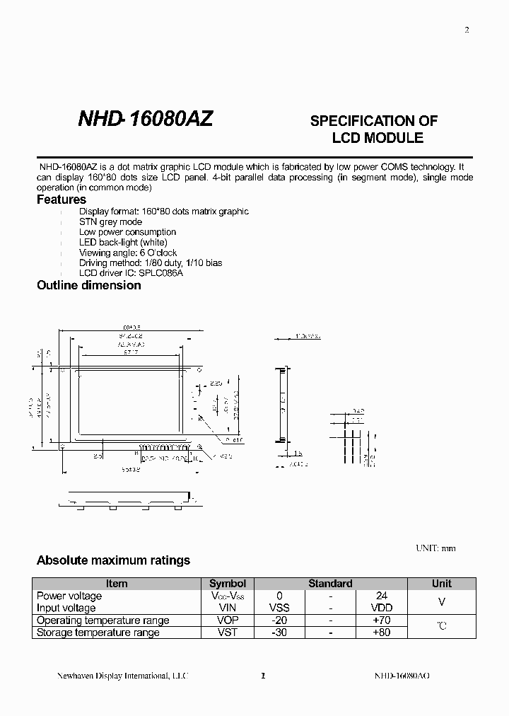 NHD-16080AZ_4281912.PDF Datasheet