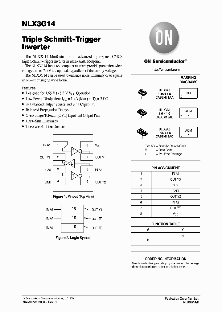 NLX3G14AMX1TCG_4554555.PDF Datasheet