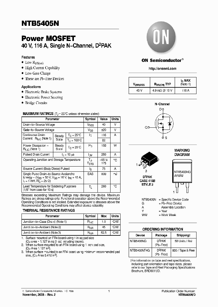 NTB5405N_4752888.PDF Datasheet