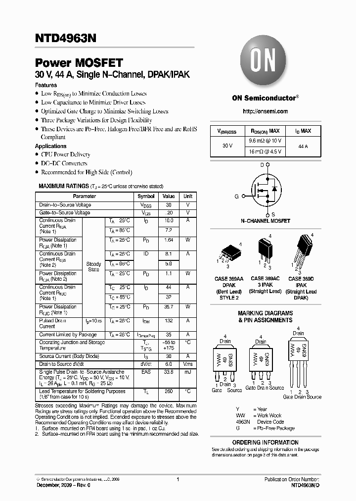 NTD4963N-1G_4748505.PDF Datasheet