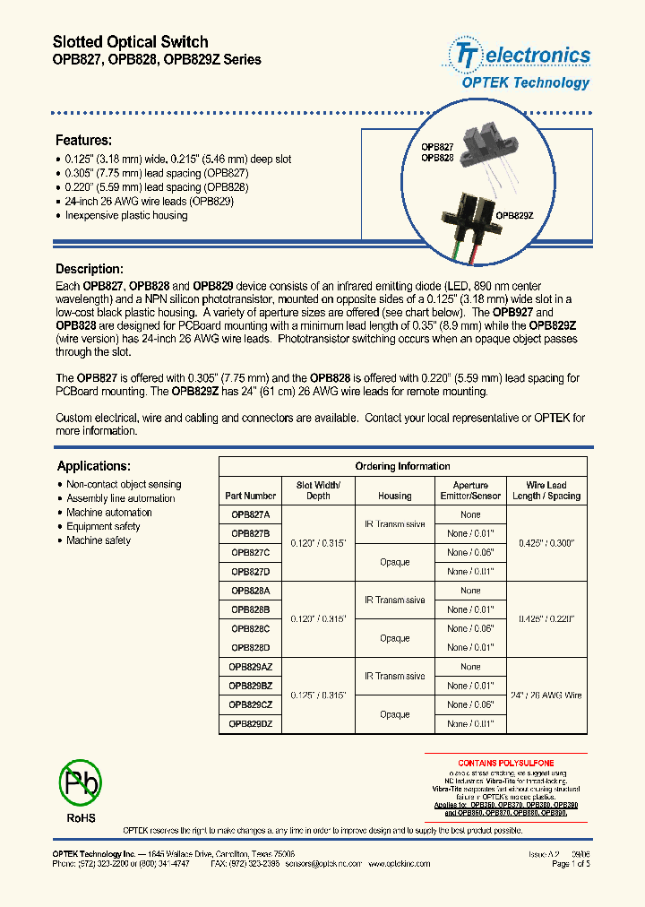 OPB82706_4860230.PDF Datasheet