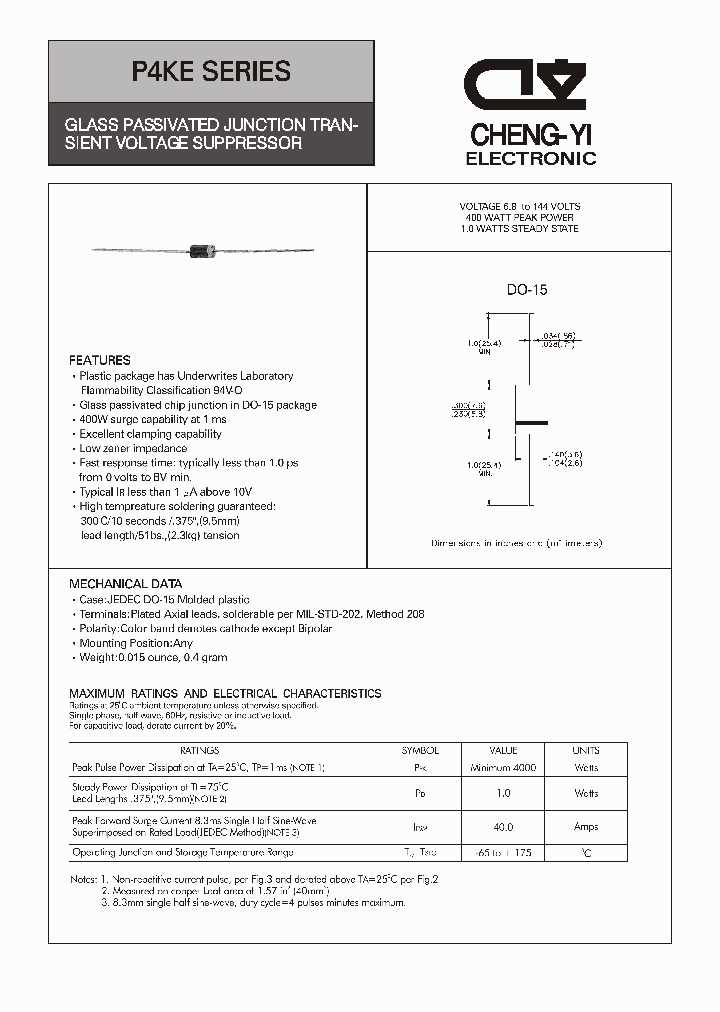 P4KE_4608824.PDF Datasheet