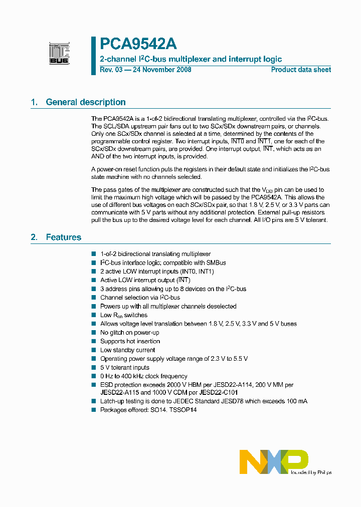 PCA9542A_4313379.PDF Datasheet