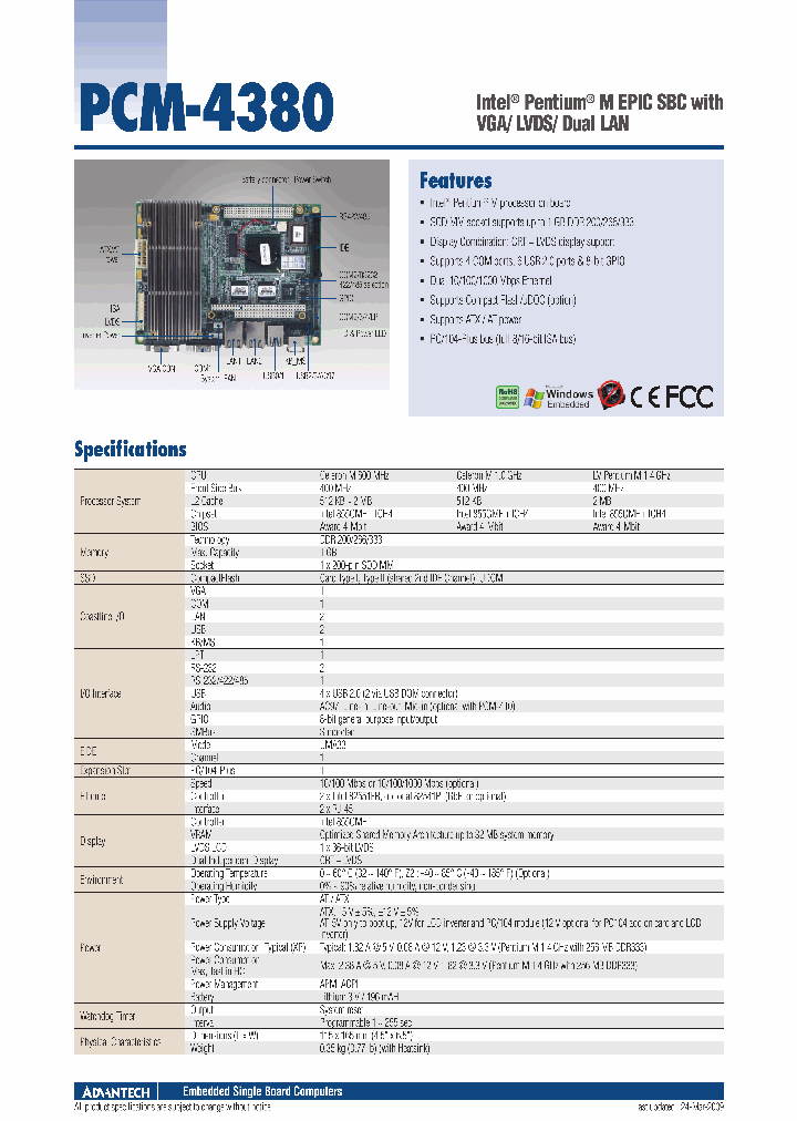 PCM-4380U-S0A2E_4623749.PDF Datasheet