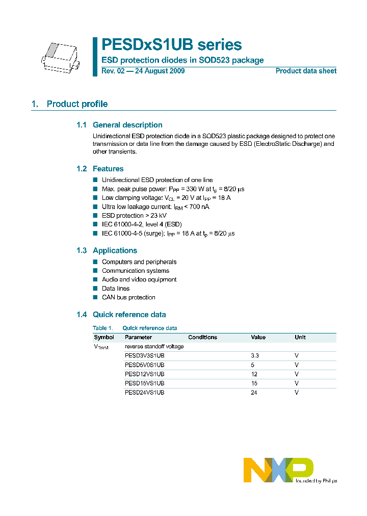 PESDXS1UB_4647854.PDF Datasheet