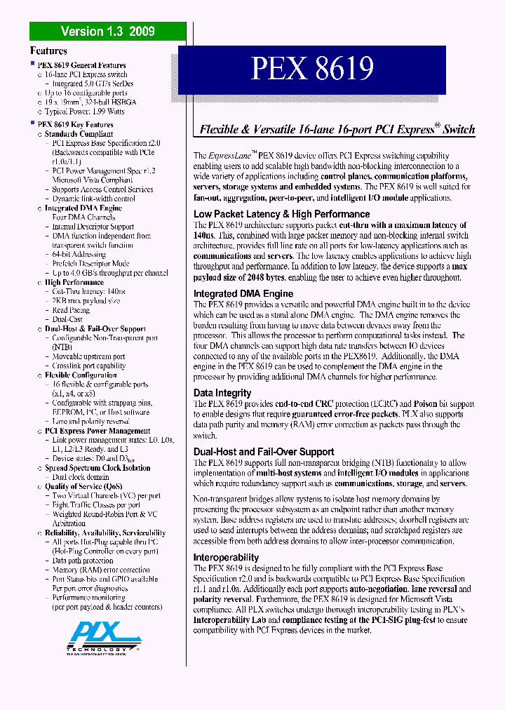 PEX8619BA-AIC4U4DRDK_4741833.PDF Datasheet