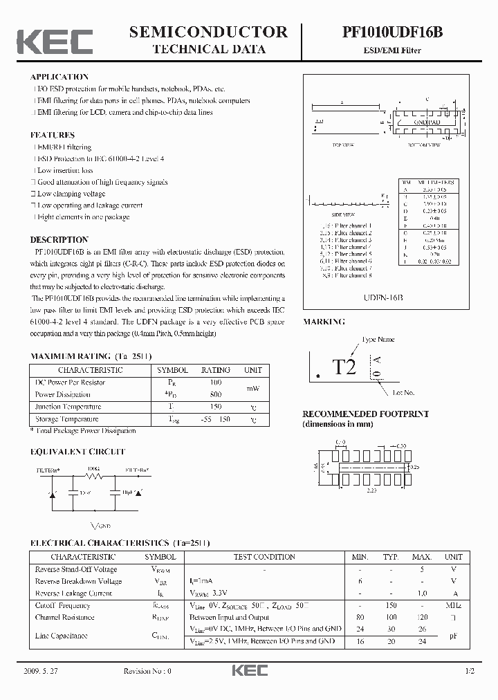 PF1010UDF16B_4579293.PDF Datasheet