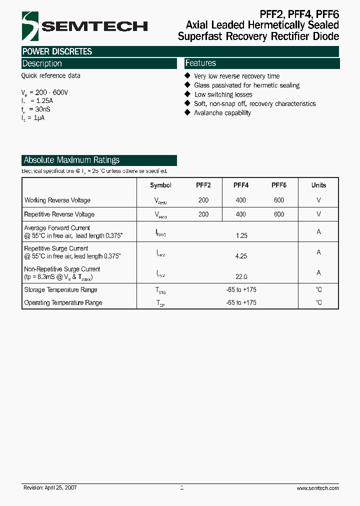 PFF6_4309826.PDF Datasheet