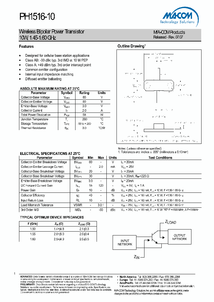 PH1516-10_4596515.PDF Datasheet