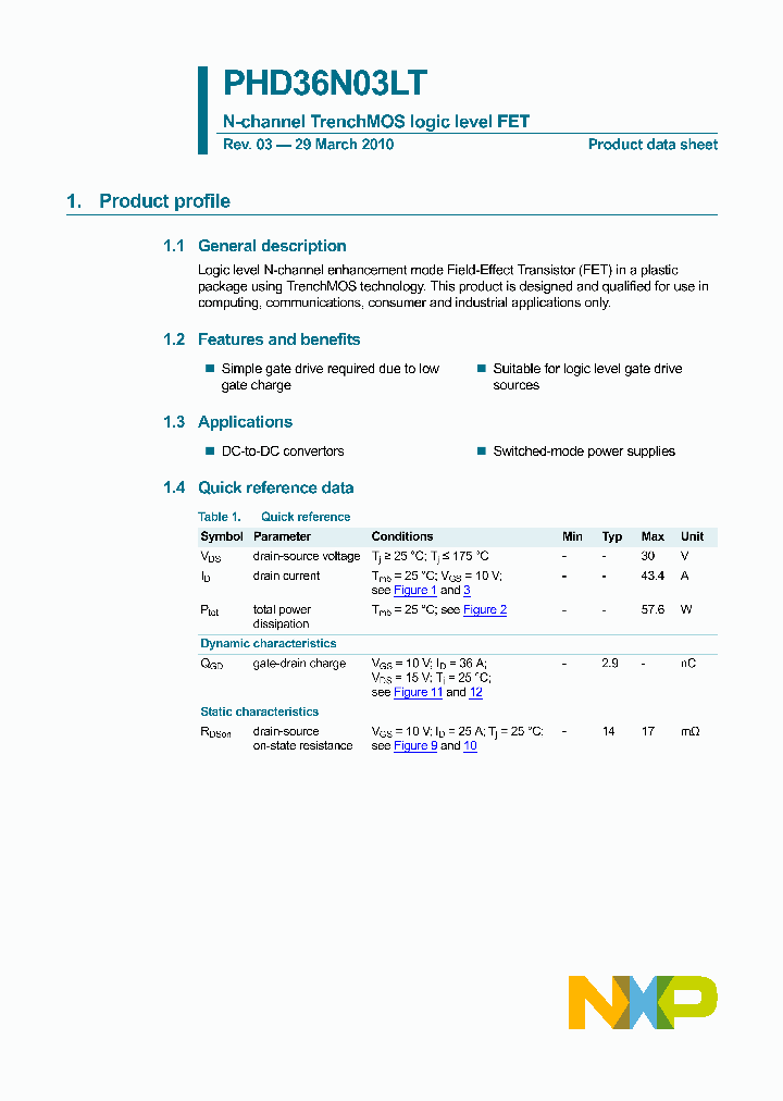 PHD36N03LT_4802465.PDF Datasheet