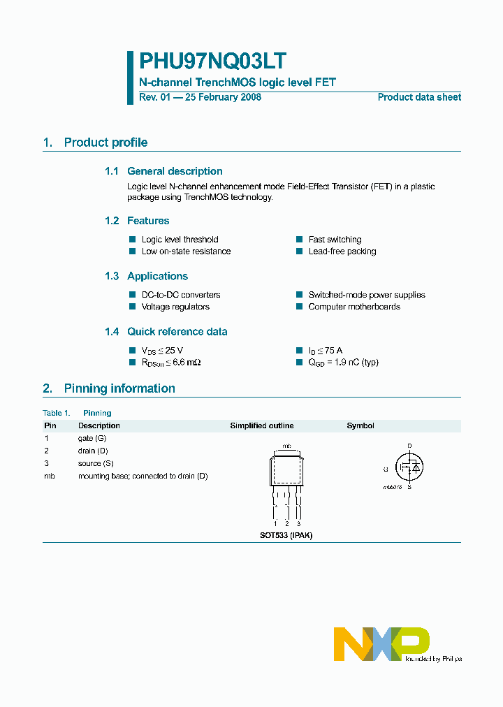 PHU97NQ03LT_4652970.PDF Datasheet