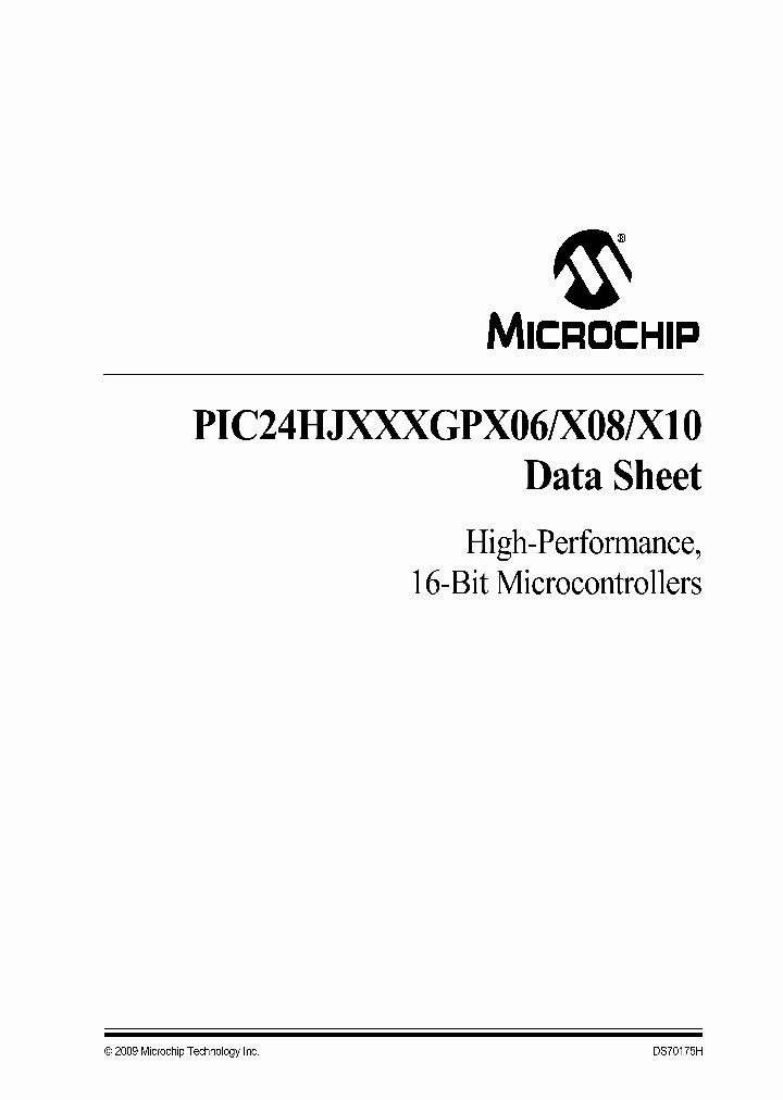 PIC24HJ256GP210IPF_4586828.PDF Datasheet