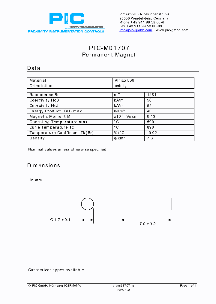 PIC-M01707_4557905.PDF Datasheet