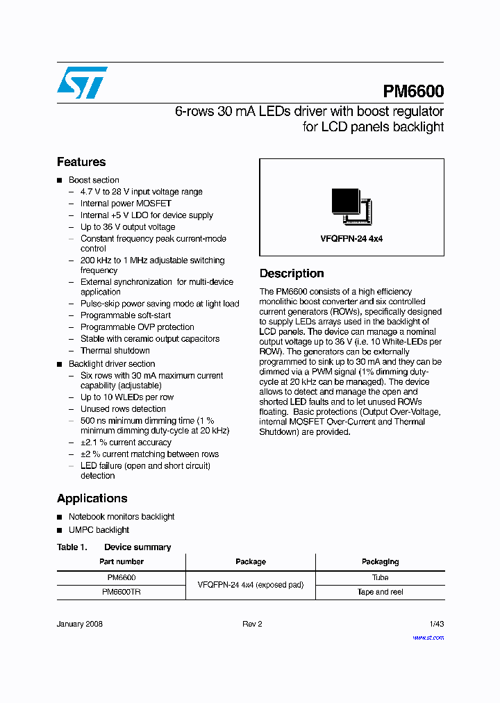 PM6600_4491193.PDF Datasheet