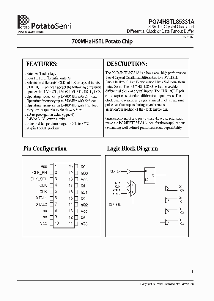 PO74HSTL85331A_4453180.PDF Datasheet