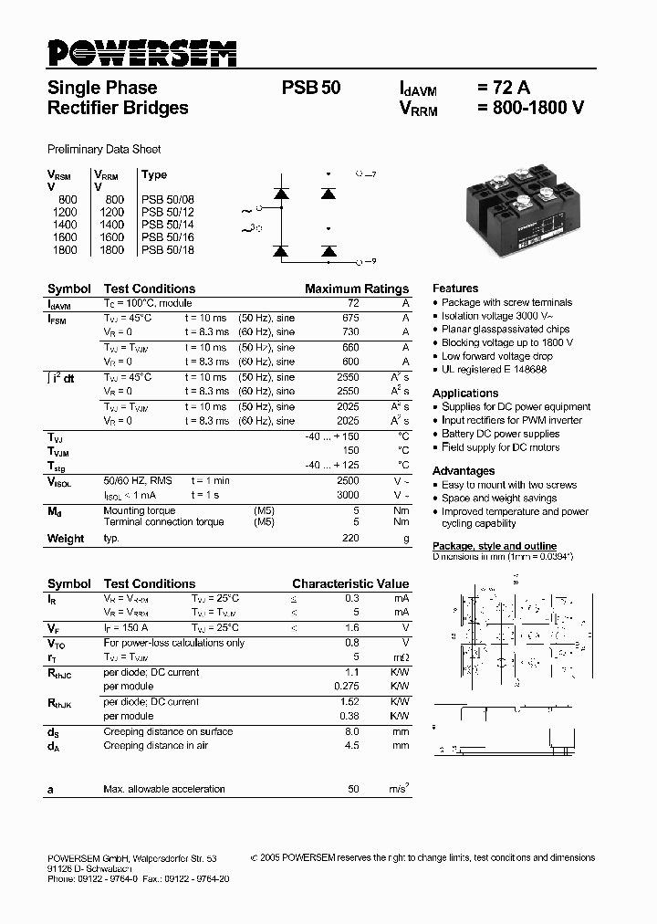 PSB50_4700731.PDF Datasheet