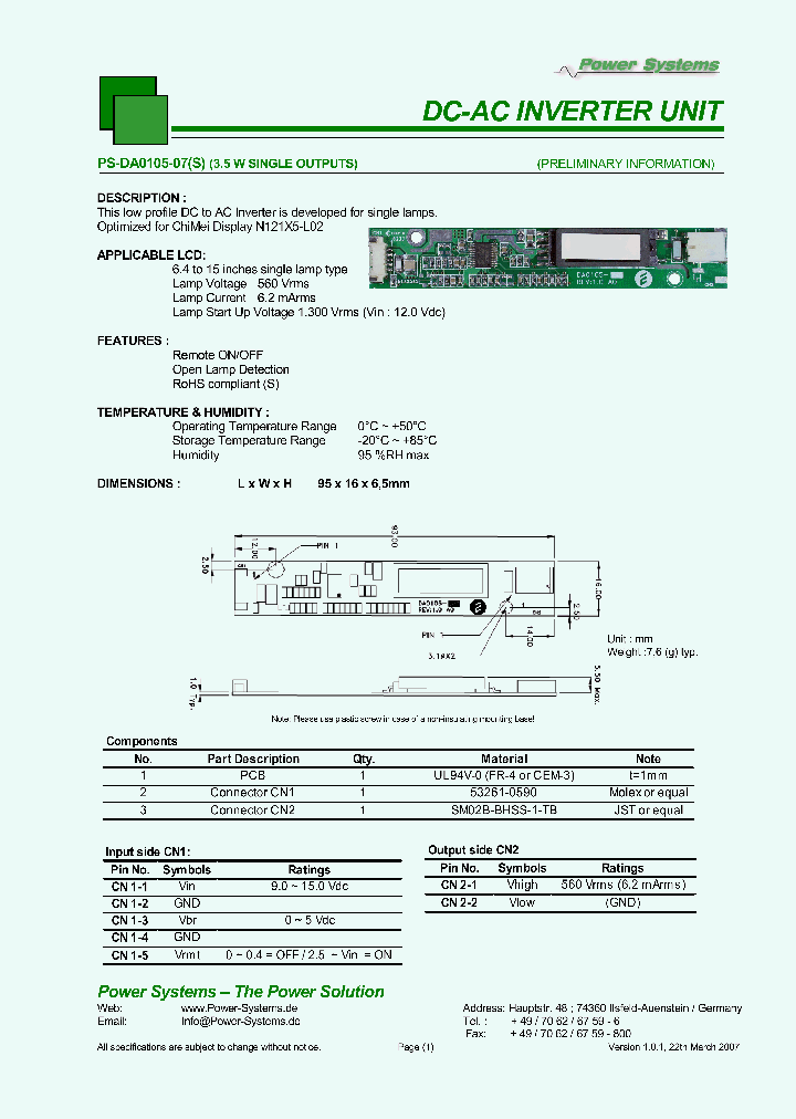 PS-DA0105-07_4592957.PDF Datasheet