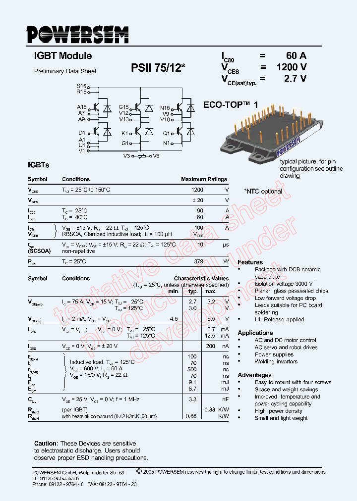 PSII75-12_4581703.PDF Datasheet