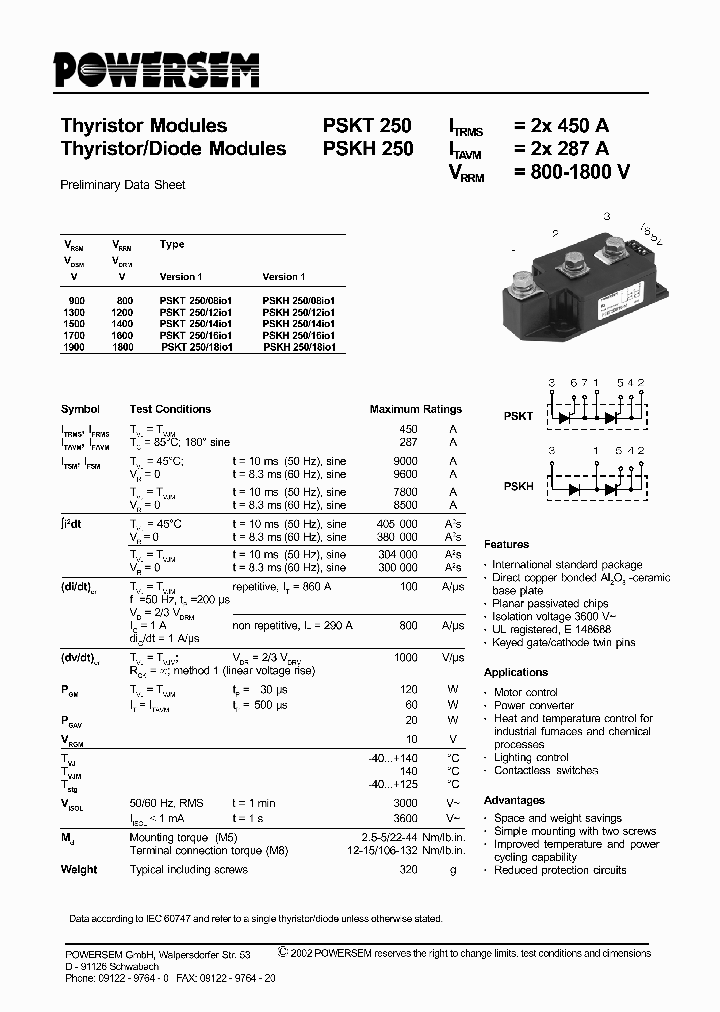 PSKH250_4526513.PDF Datasheet