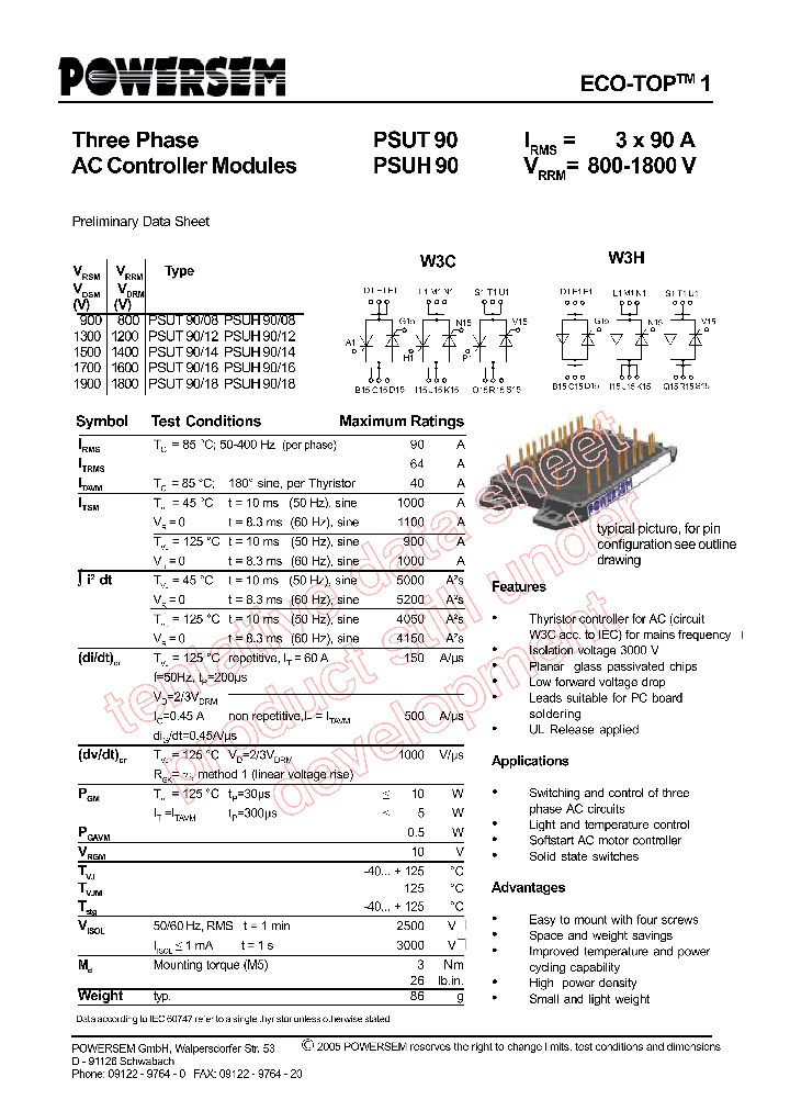 PSUH90_4546949.PDF Datasheet