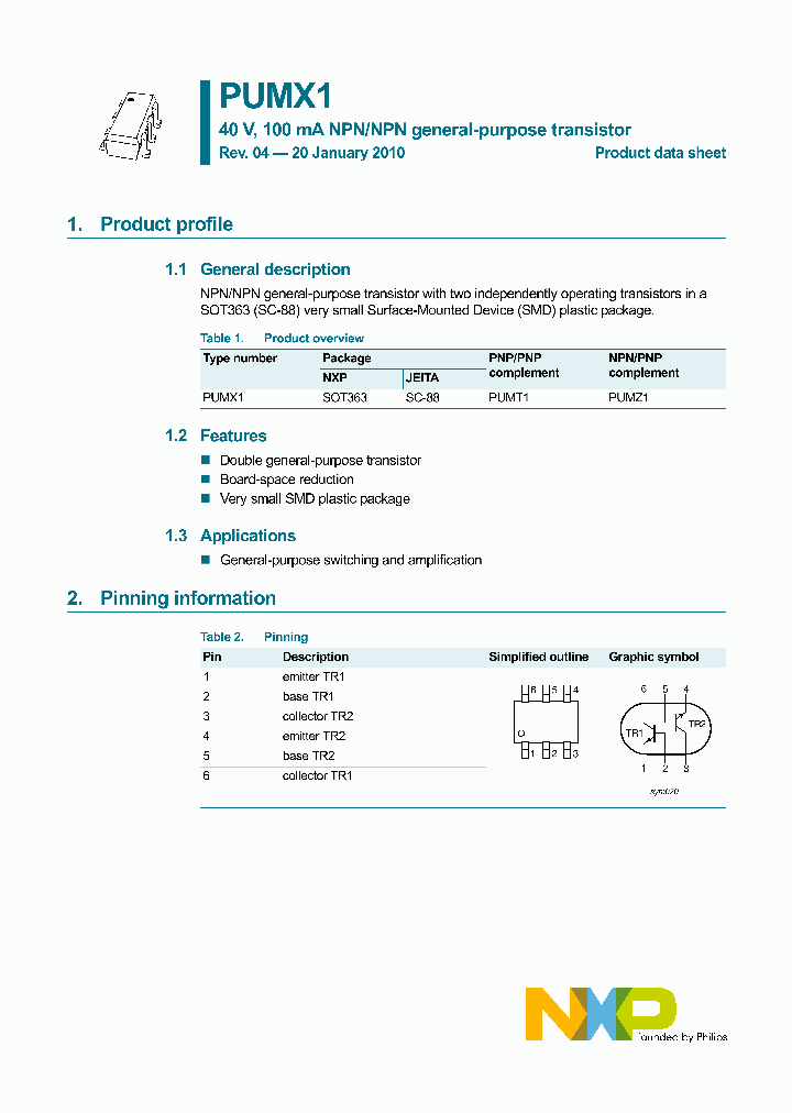 PUMX1_4583128.PDF Datasheet