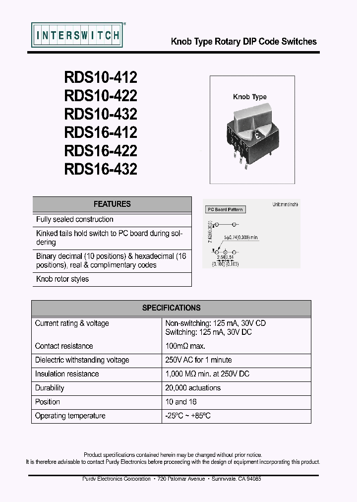 RDS16-432_4495812.PDF Datasheet