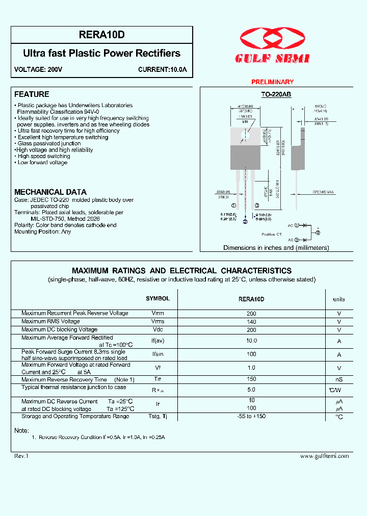 RERA10D_4619657.PDF Datasheet