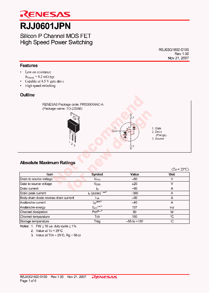 RJJ0601JPN_4785729.PDF Datasheet