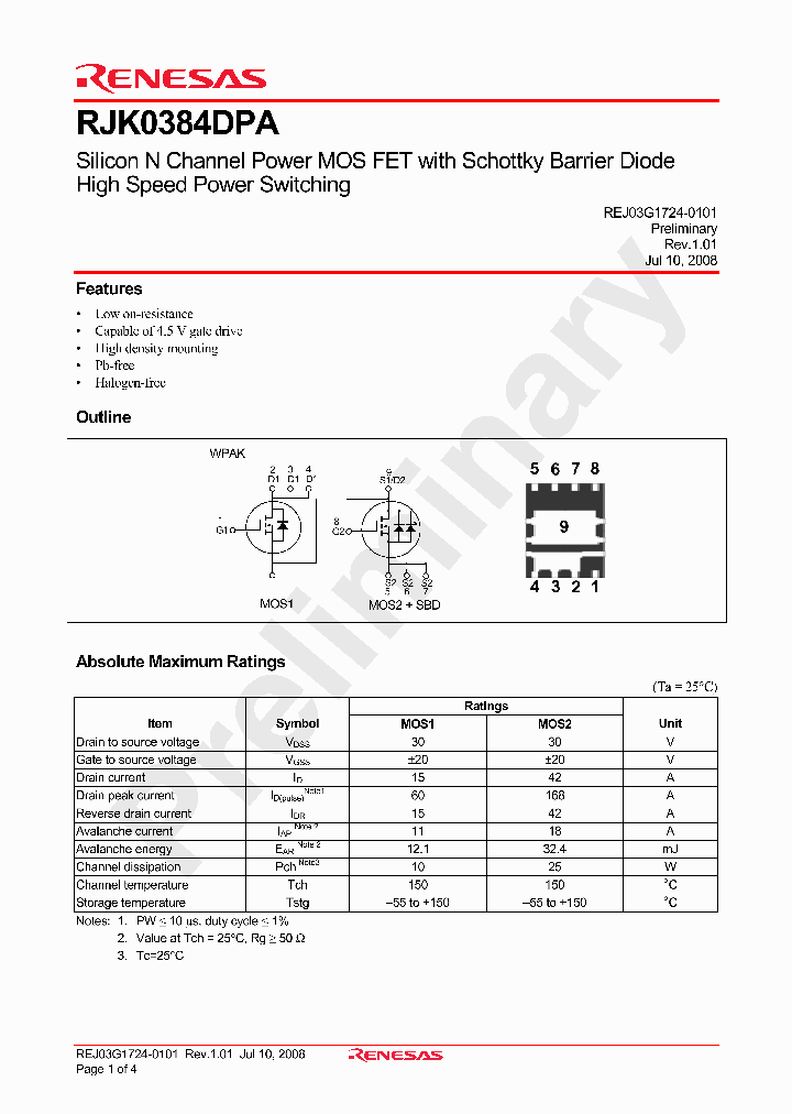 RJK0384DPA_4249184.PDF Datasheet