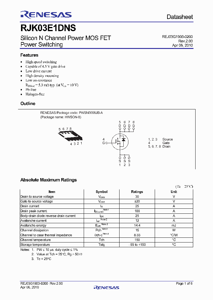 RJK03E1DNS-00-J5_4751230.PDF Datasheet