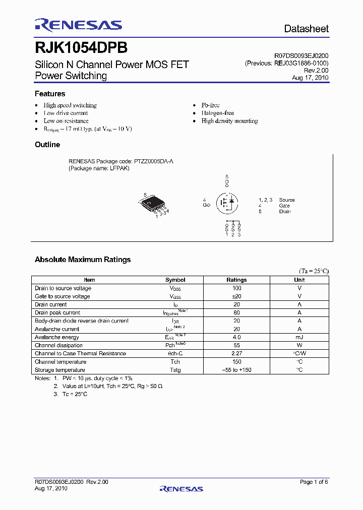 RJK1054DPB_4862579.PDF Datasheet