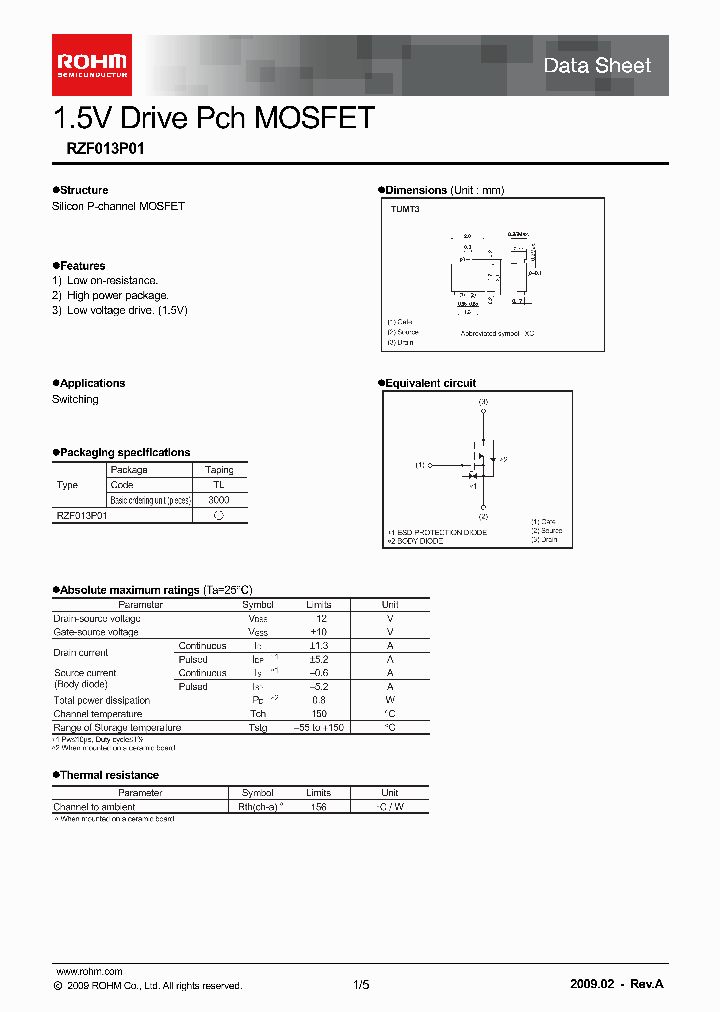 RZF013P01_4919794.PDF Datasheet