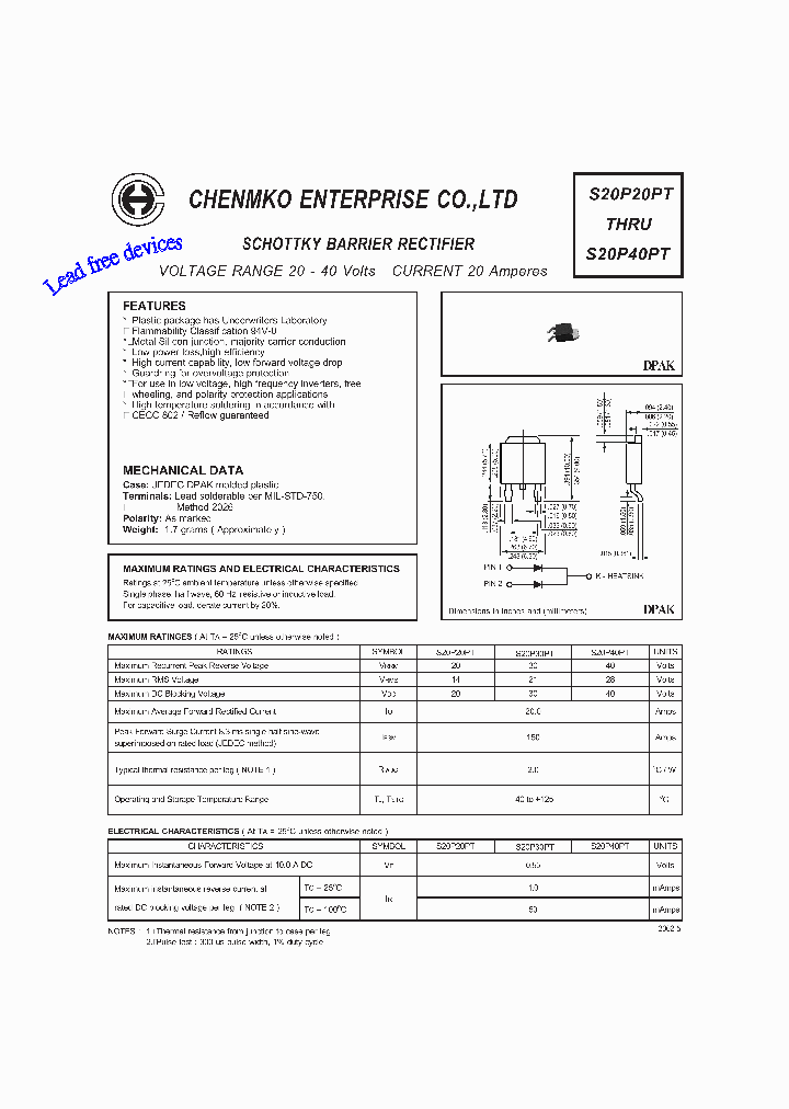 S20P40PT_4489182.PDF Datasheet