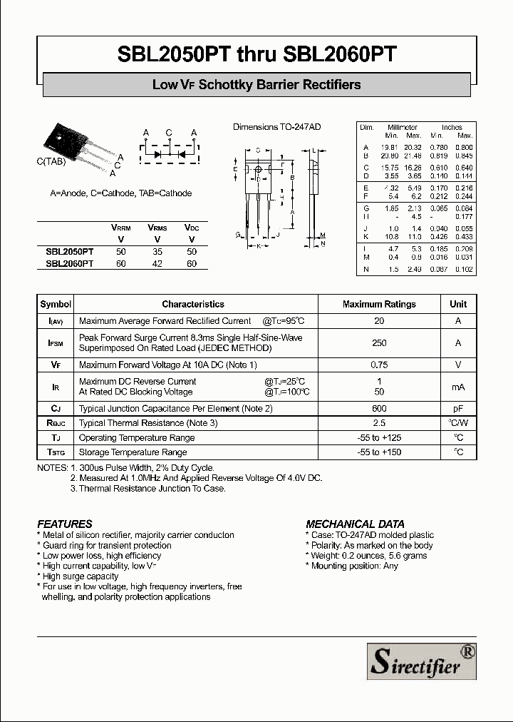 SBL2050PT_4182113.PDF Datasheet