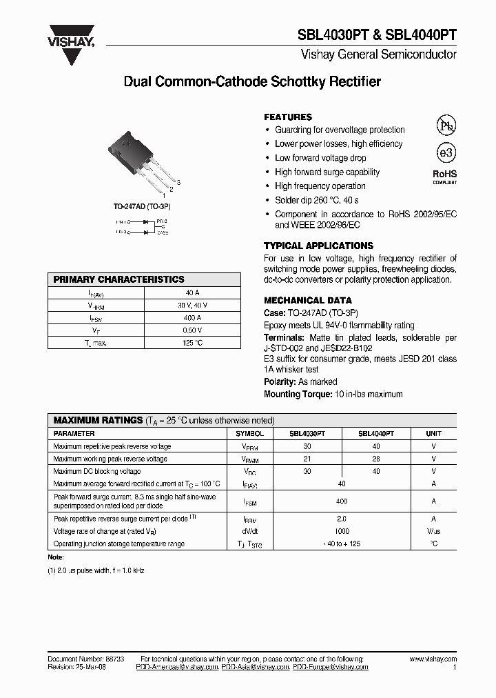 SBL4030PT_4284335.PDF Datasheet