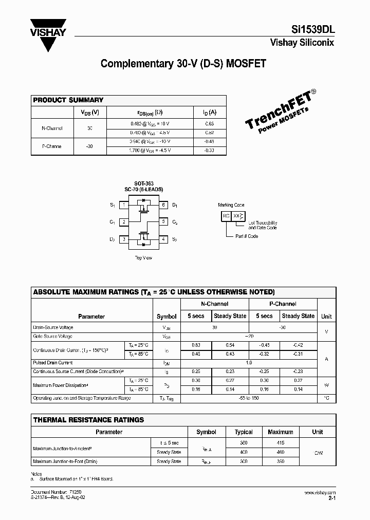 SI1539DL_4328567.PDF Datasheet