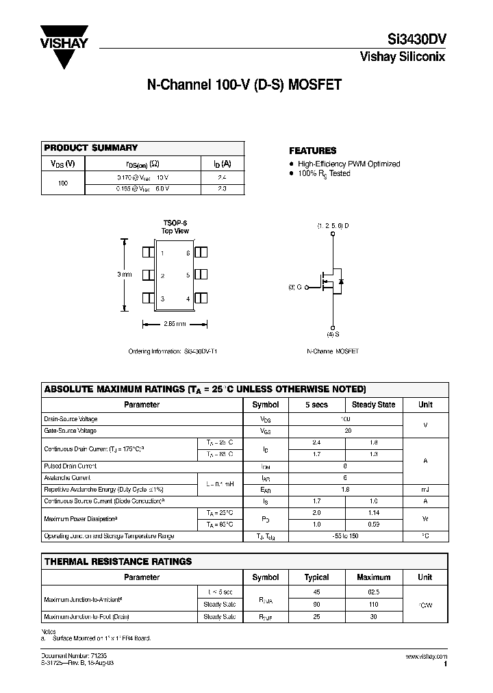 SI3430DV08_4652040.PDF Datasheet