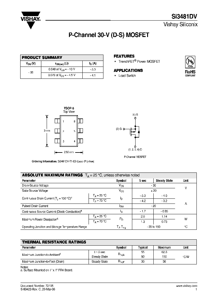 SI3481DV_4177813.PDF Datasheet