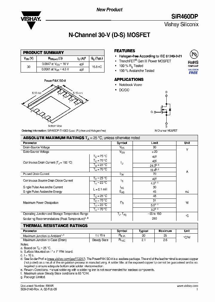 SIR460DP_4413792.PDF Datasheet