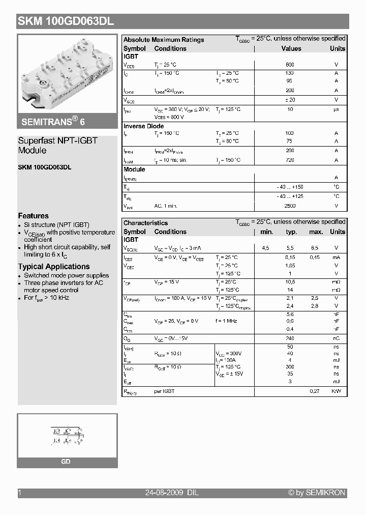 SKM100GD063DL09_4731425.PDF Datasheet