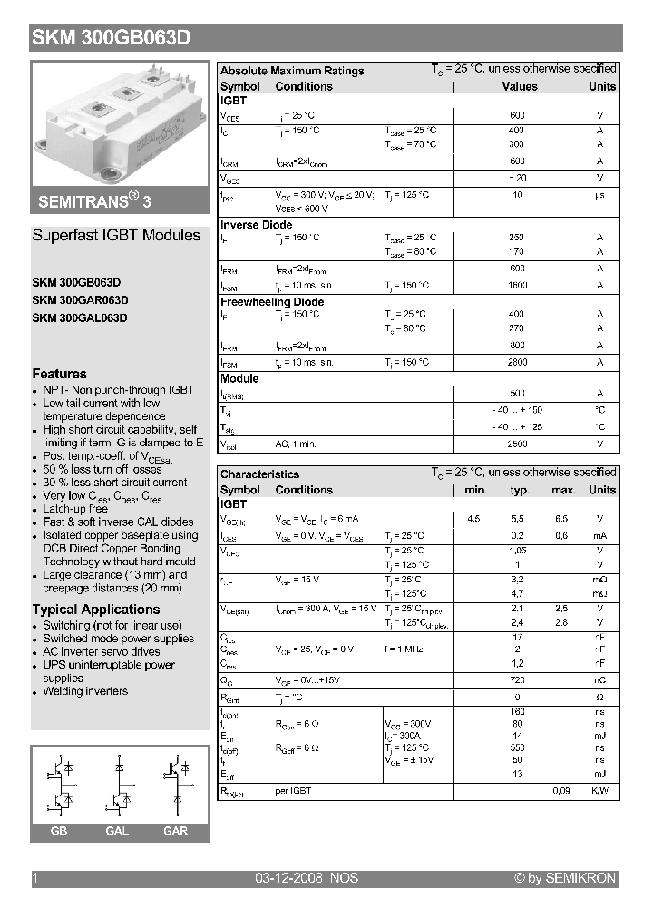 SKM300GB063D08_4576932.PDF Datasheet