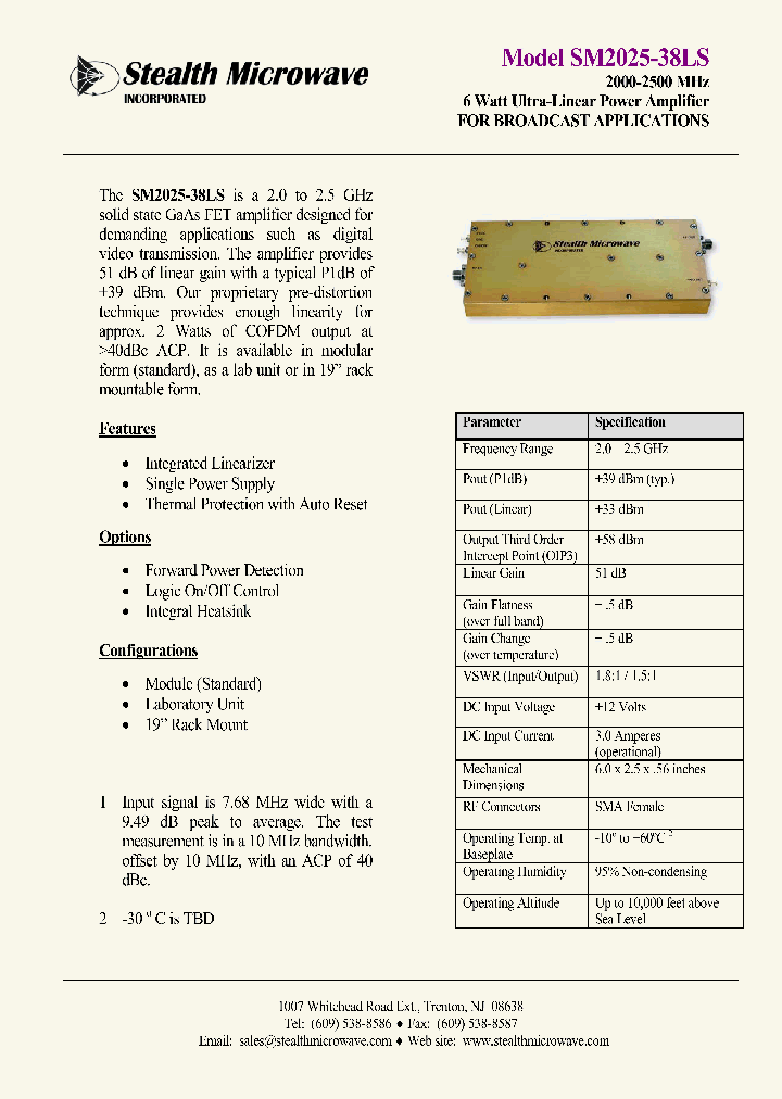 SM2025-38LS_4741715.PDF Datasheet