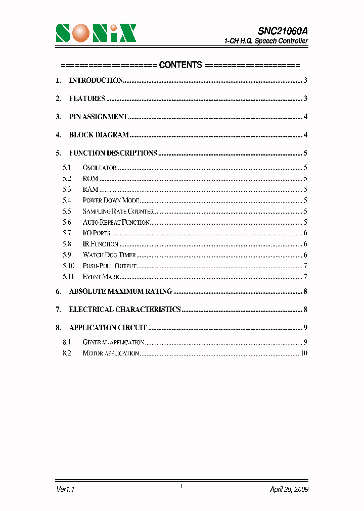 SNC21060A_4584671.PDF Datasheet