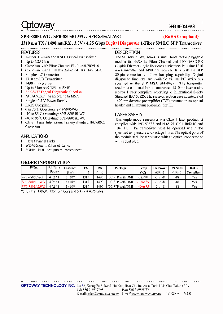 SPB-8805LWG08_4785664.PDF Datasheet