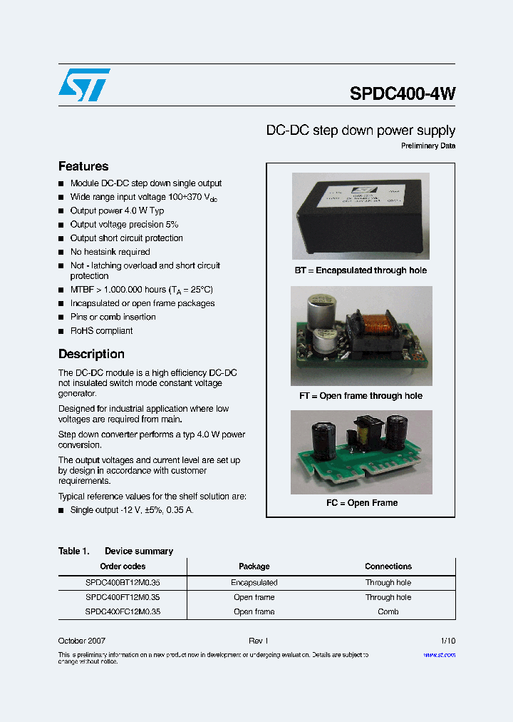 SPDC400-4W_4464954.PDF Datasheet