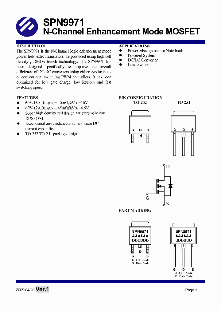 SPN9971T251TGB_4532120.PDF Datasheet