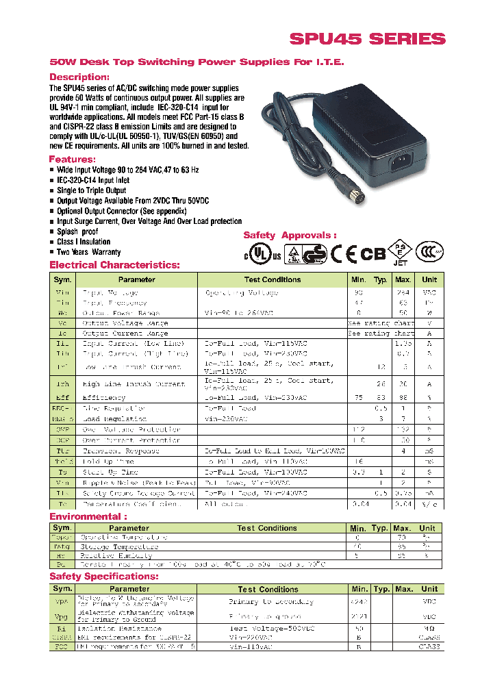 SPU45-100_4470008.PDF Datasheet