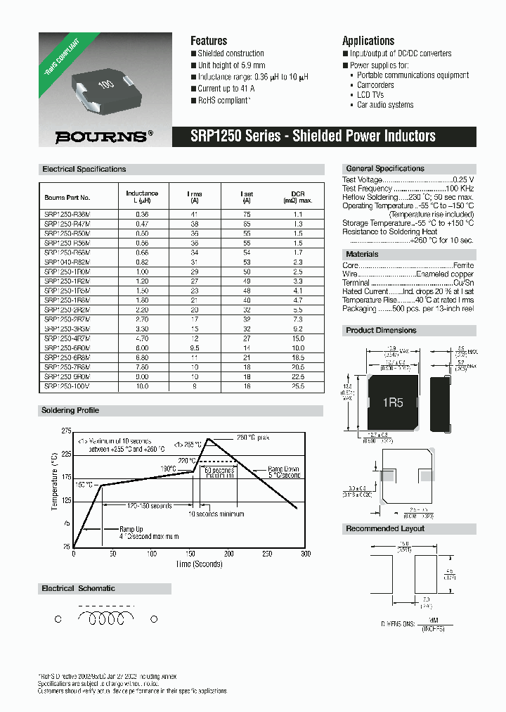 SRP1250-2R2M_4177785.PDF Datasheet